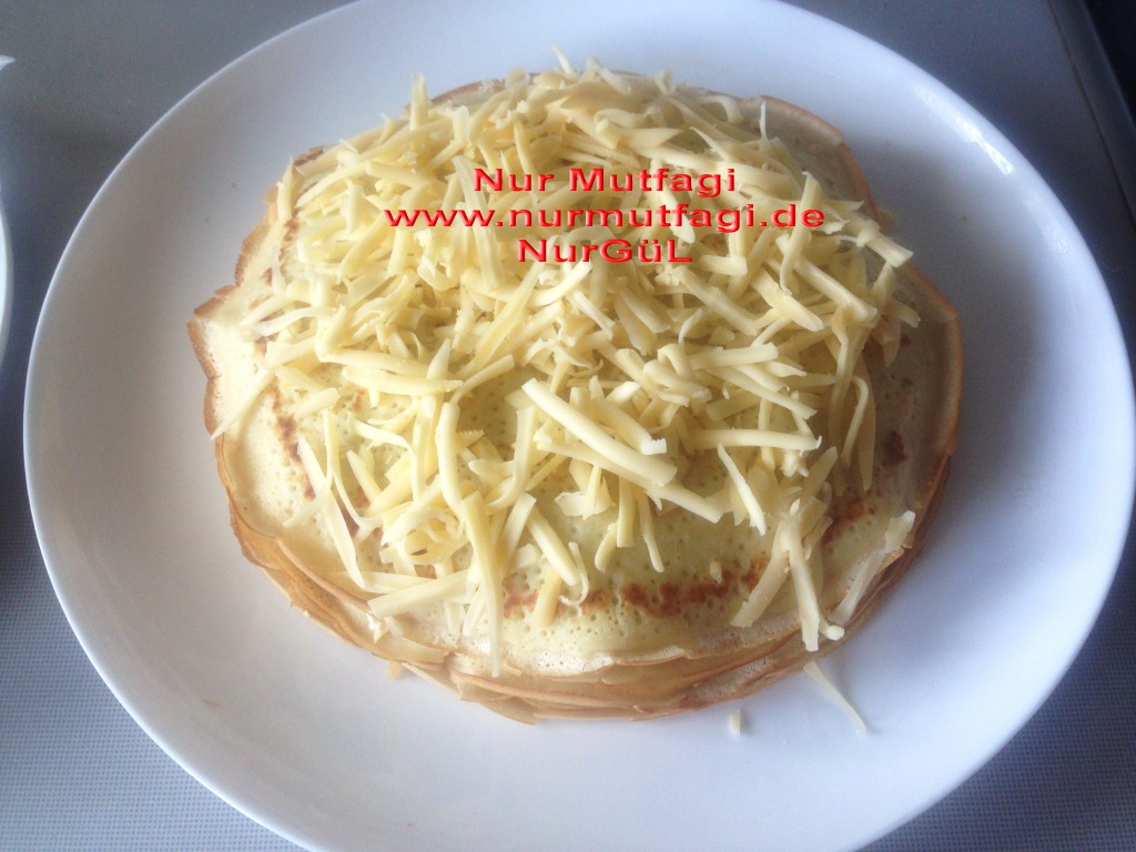 KREP BÖREK kiymali peynirli yumurtali Krepten Börek Nur Mutfağı